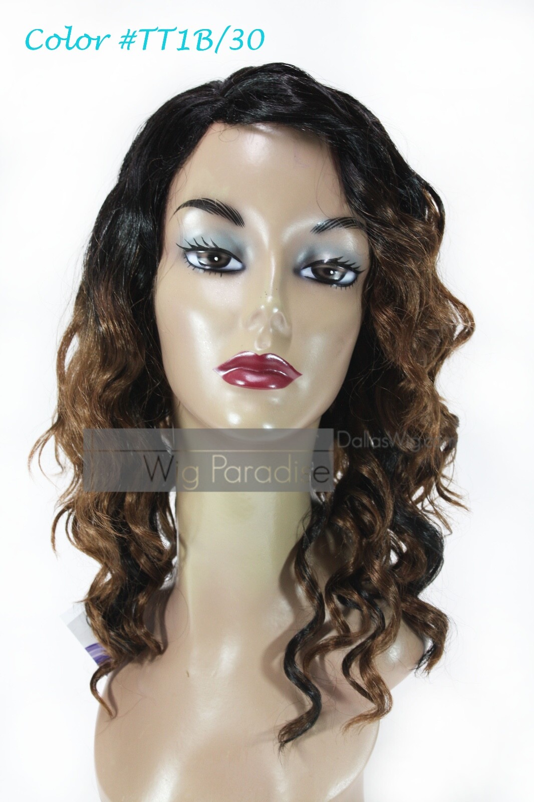 SALE Synthetic Loose Wave with Skin Top Curly Beyonce Oprah Style Jordin Wig