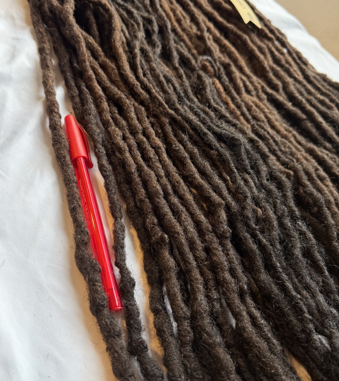 Naturally Human Hair Dreadlocks Grown Up To 28” Long 60 Pc 1.5cm 15years Growth