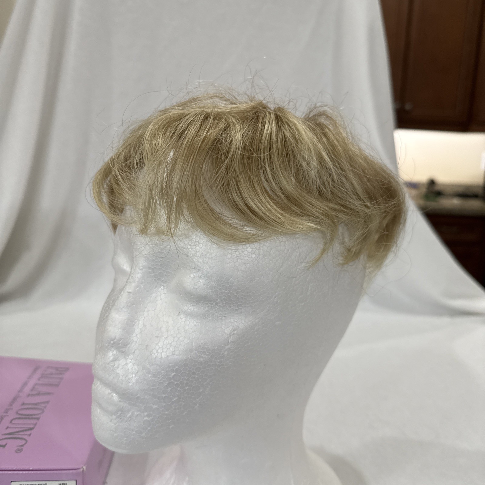 PAULA YOUNG SHEER TOUCH MODERATE A2710 TOPPER COLOR 14/88A WIGLET GOLDEN WHEAT