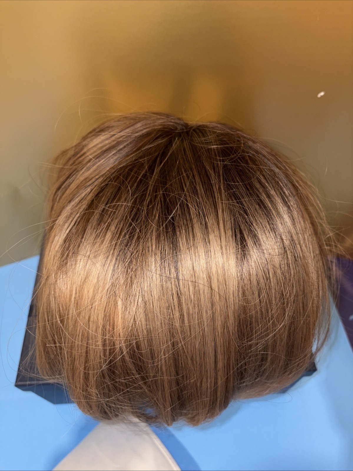 Royal Luxury Wig, Real Hair Mixed Blonde