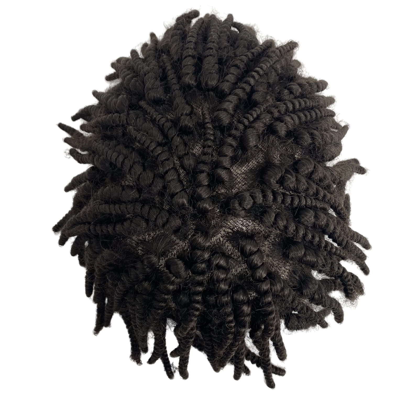 Afro Braids AUS Toupee Lace with PU Unit for Black Men