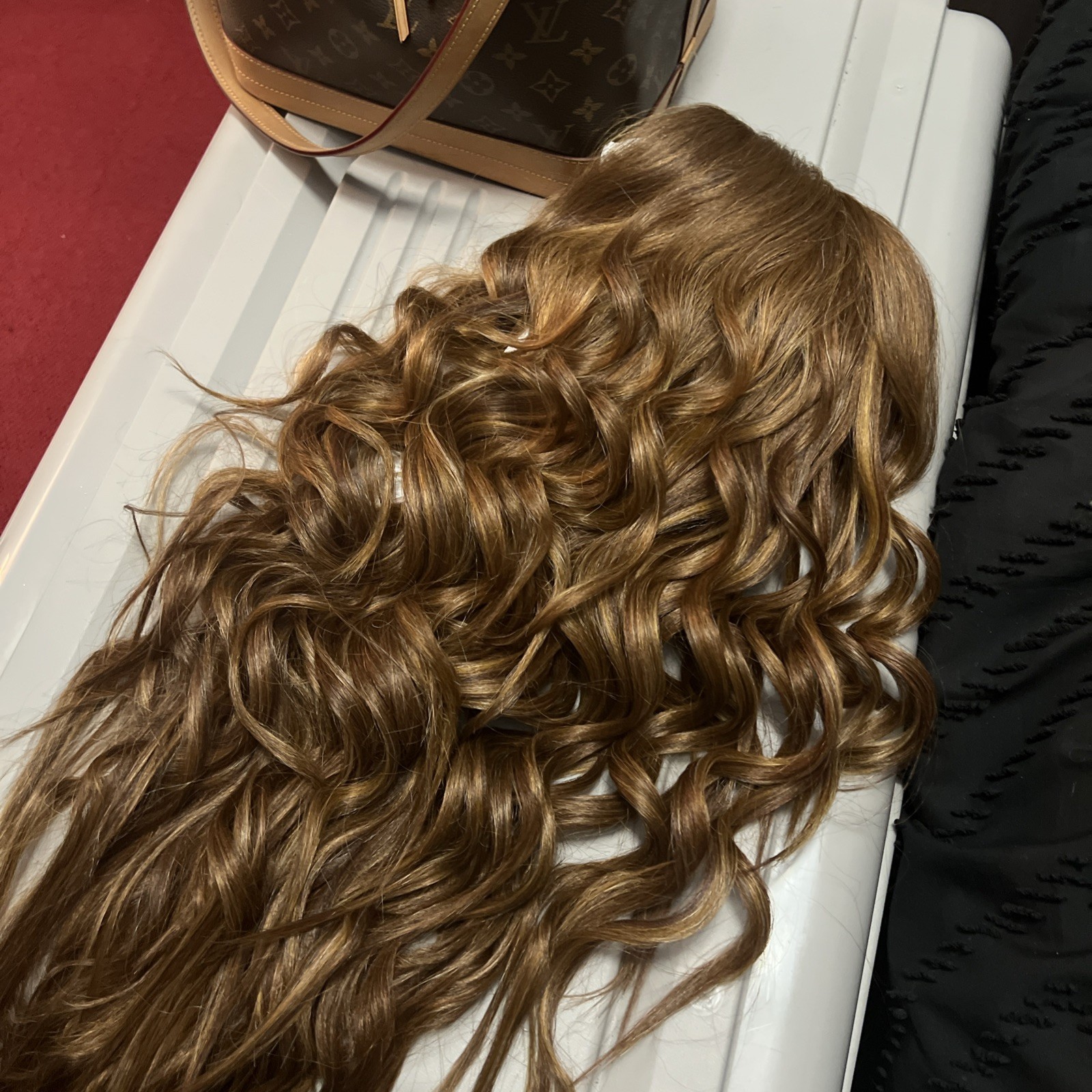 NWT Hairdo Thrill Seeker Lace Front Wig (Mono Part) Glazed Cinnamon R3025S+