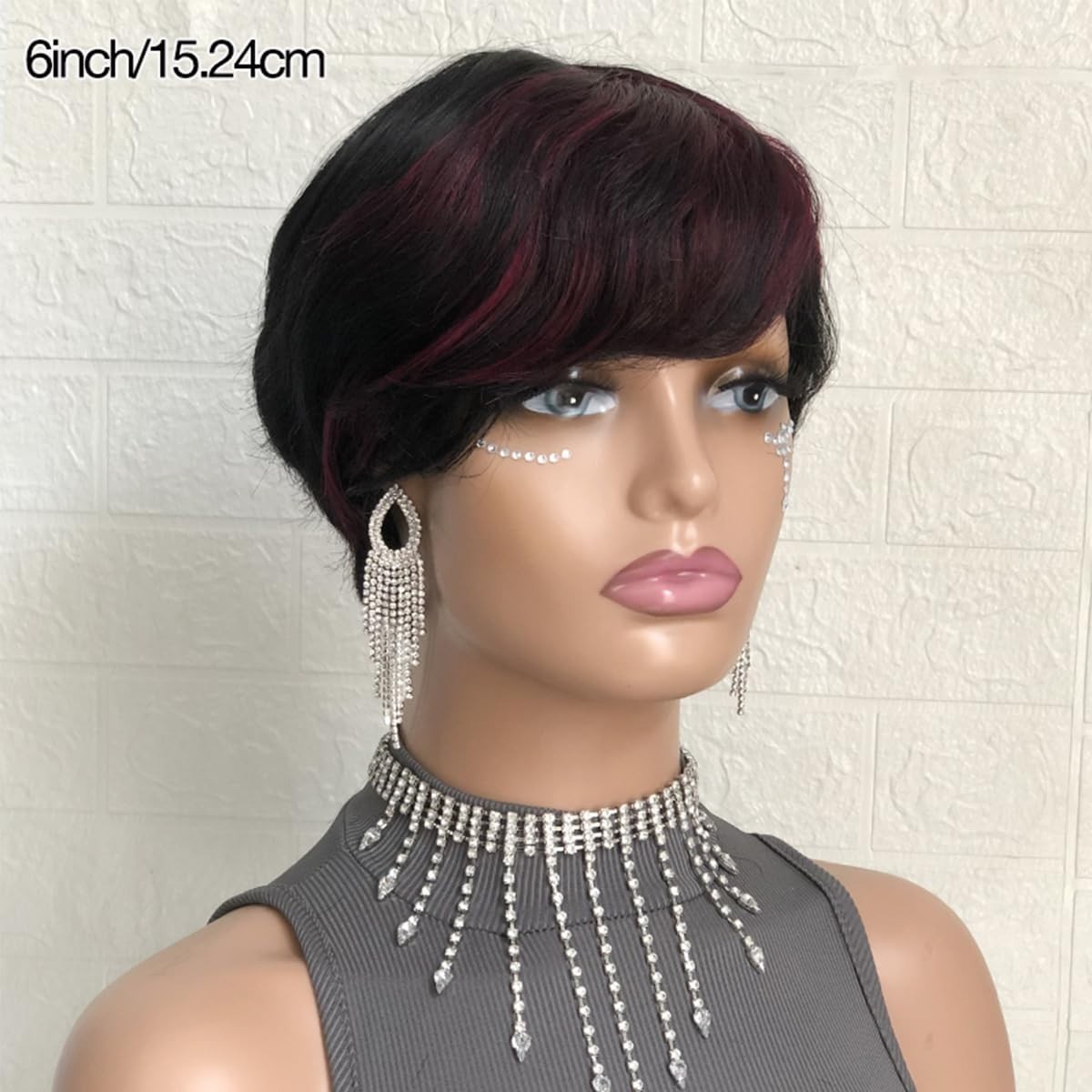 Trendy Basic Pixie Cut Wig – 180% Density with Rose Net Cap for All-Day Comfort