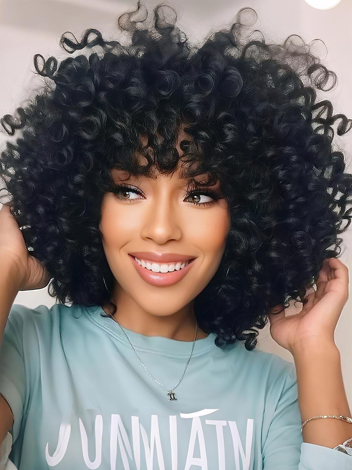 Short Curly Crochet Hair 8 Inch – 6 Packs Deep Ocean Wave Synthetic Braids for B