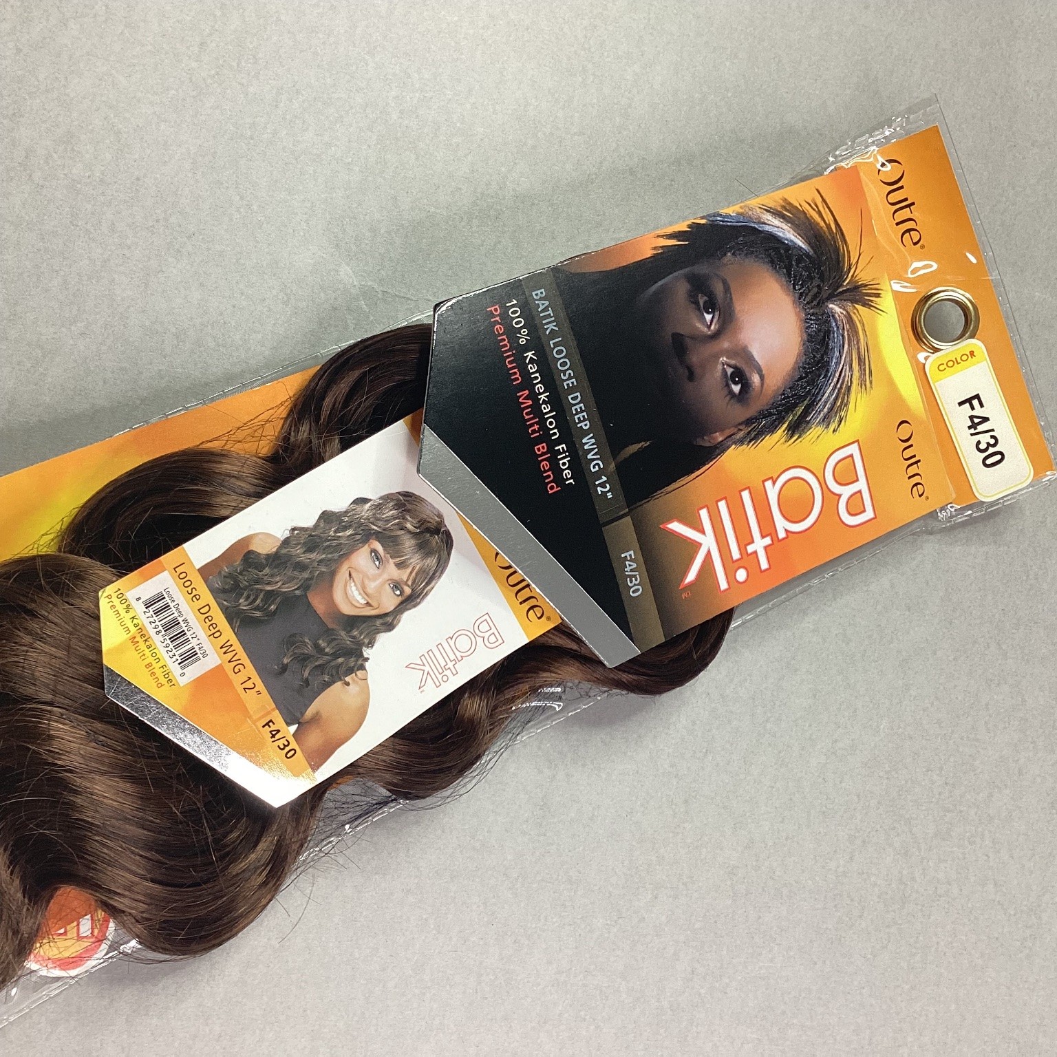 Outre Batik Loose Deep Weaving Hair Extensions 12″ F4/30 Kanekalon