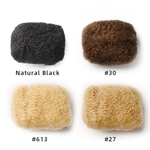 Afro Kinky Bulk Human Hair for Natural Looking Dreadlock Extensions, Locs Rep…