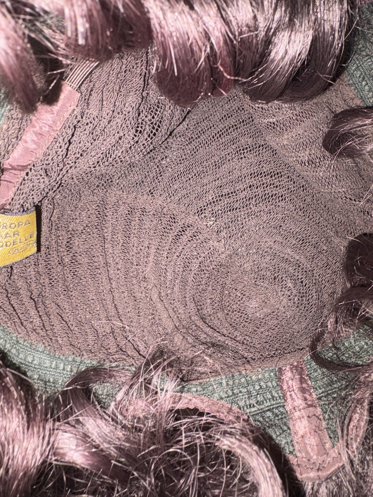 Pair Of European Vintage Wigs. Natural Human Hair.