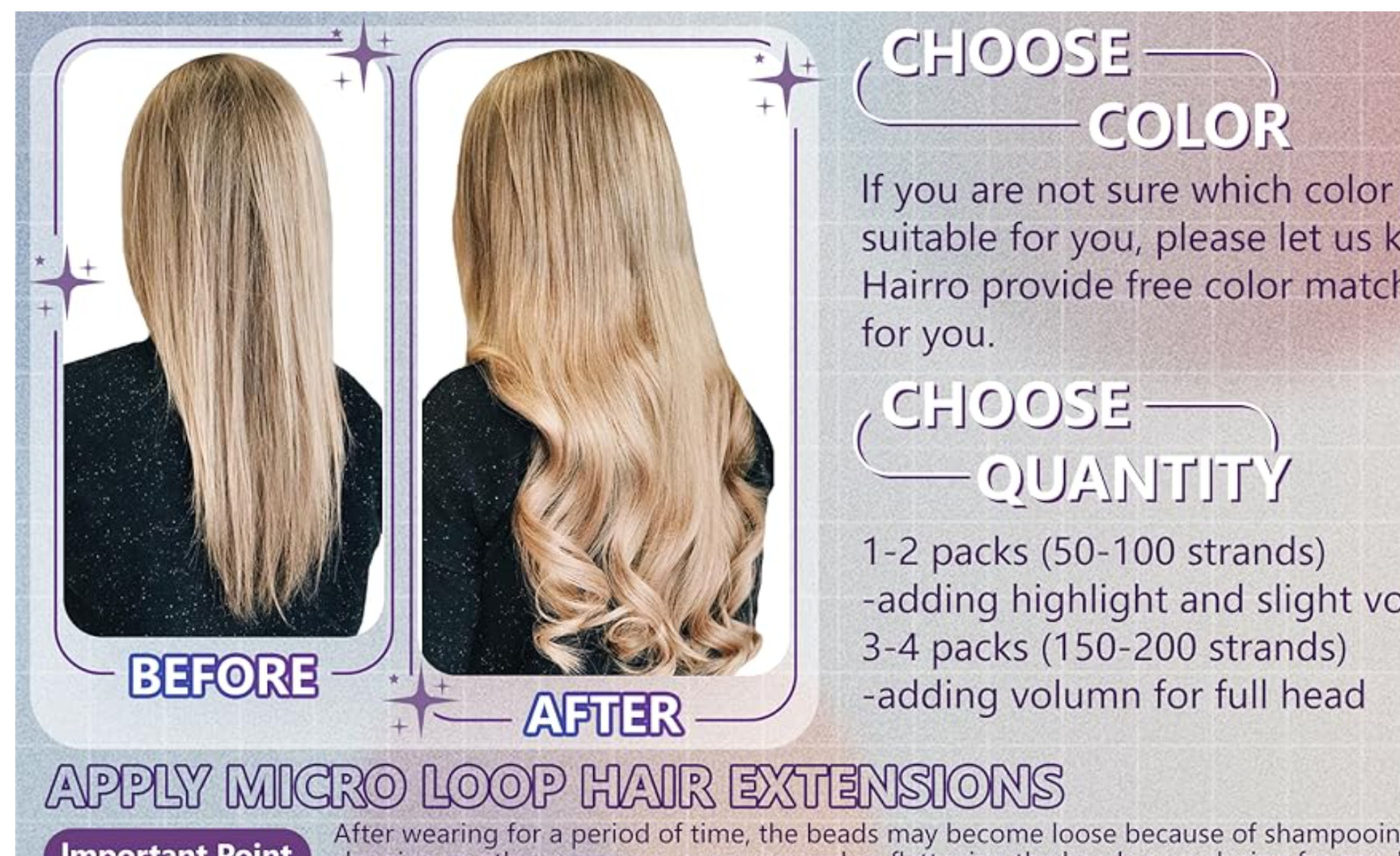 Microlink Hair Extensions Human Hair Micro Loop Bead In 18In 50g 50 Strands #99J