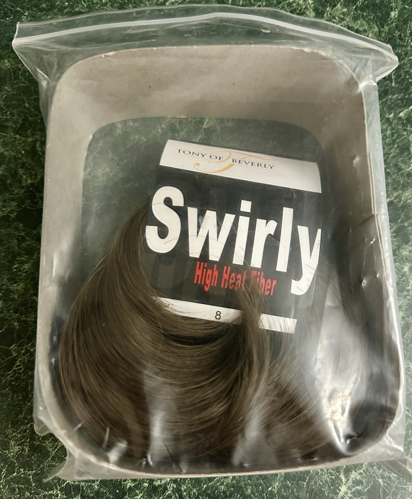 Tony of Beverly Hills Swirly Salon Quality Hairpiece NWT Color 8