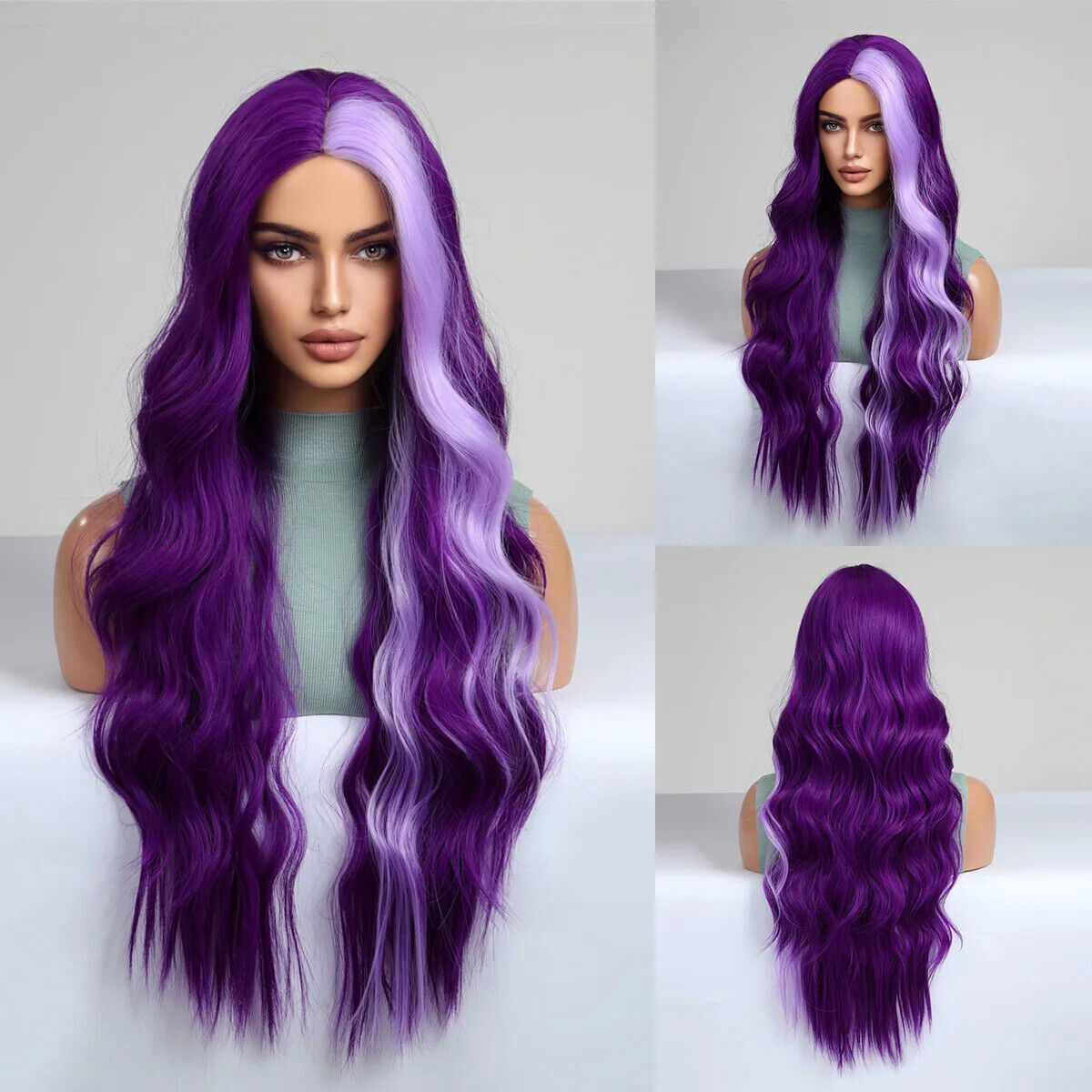 Long Body Wave Synthetic Hair Wigs for Women Fashion Cosplay Party Hair Wig
