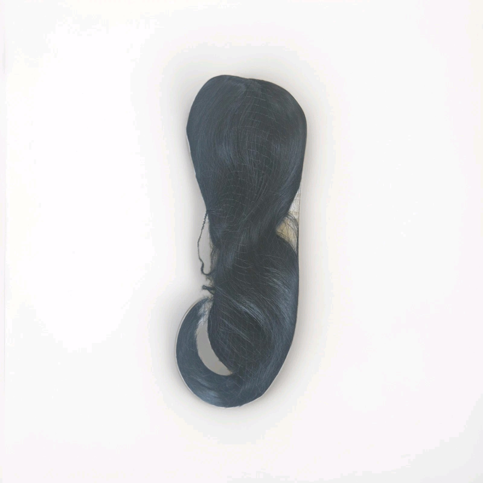 26in Black Long Wavy Wig with Bangs for Women Heat Resistant Synthetic Cosplay