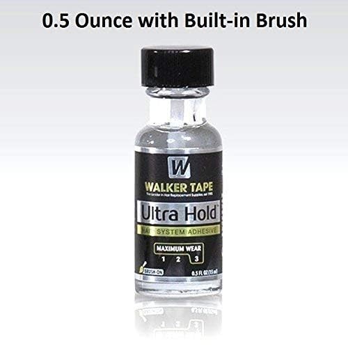Waterproof Lace Wig Glue – .5Oz Soft Bond Adhesive with Brush Applicator