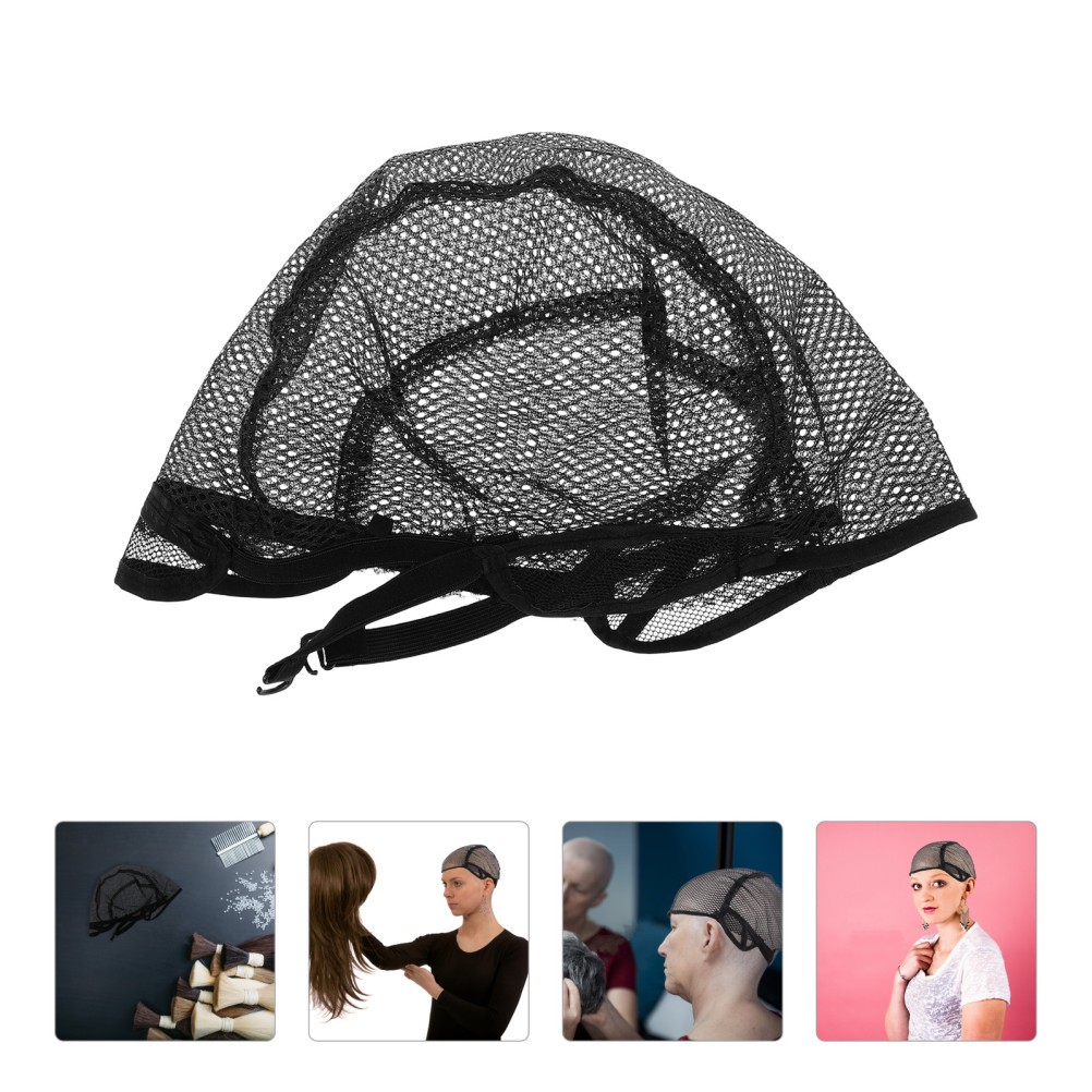 2 PC Wig Net Cap Man Braid for Crochet Cotton Breathable Hair Caps