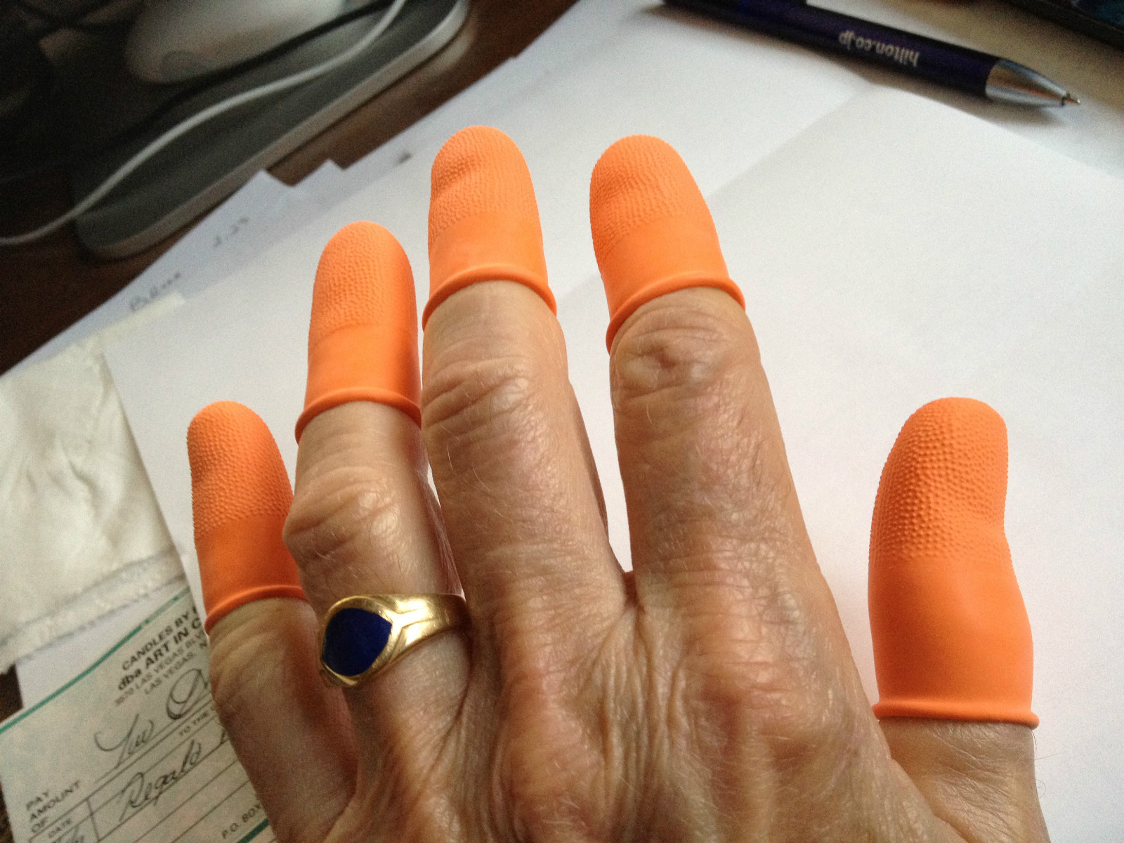 12 Finger Protectors , Reusable