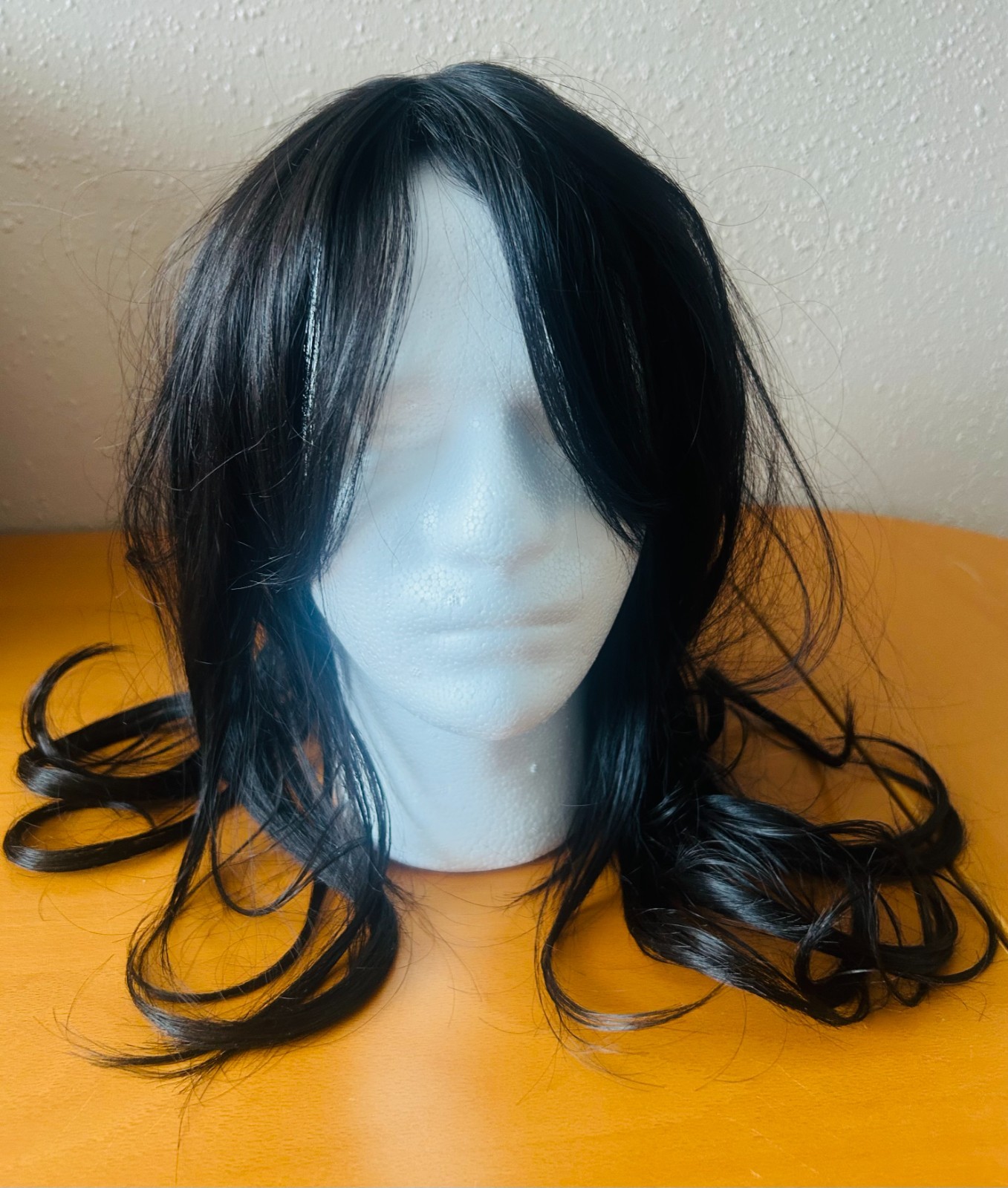 New 6.3″x6.3″Front Lace Natural Wavy Synthetic Hair Topper for Women Clip in 18″