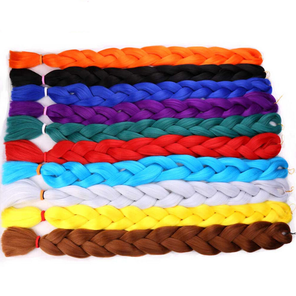 82Inch Synthetic Crochet Braids Box Twist Braids Jumbo Braiding Hair Extensions
