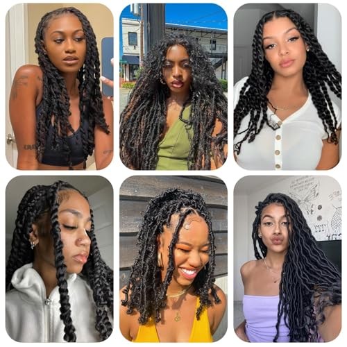 Spring Twist Hair 8 Inch 7 Packs Afro Kinky Twist Hair Pre Fluffed Marley