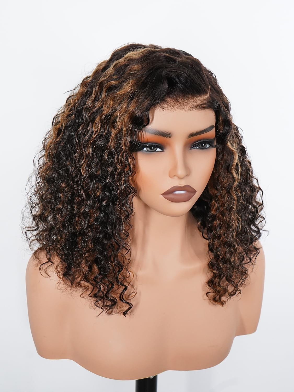Isee Hair Highlight Glueless Bob Wigs Human Hair Pre Plucked Pre Cut 2/30 Honey