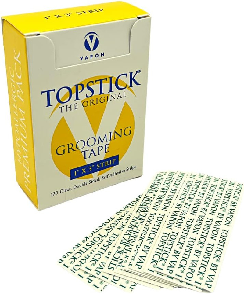 Topstick 1″ X 3″ – Clear Strips – New Hypoallergic Premium Pack – 120 Count