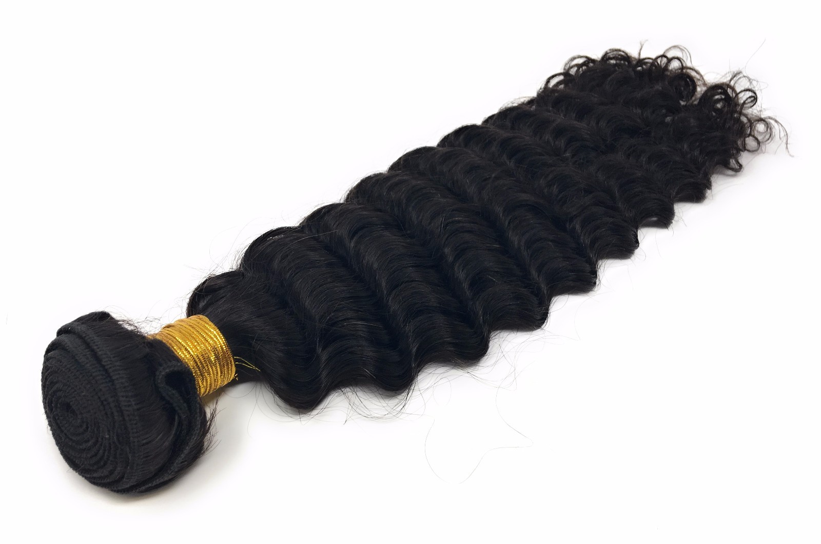 9A Remy Virgin Deep Wave Natural Color Sew In 100 Brazilian Human Hair Extension
