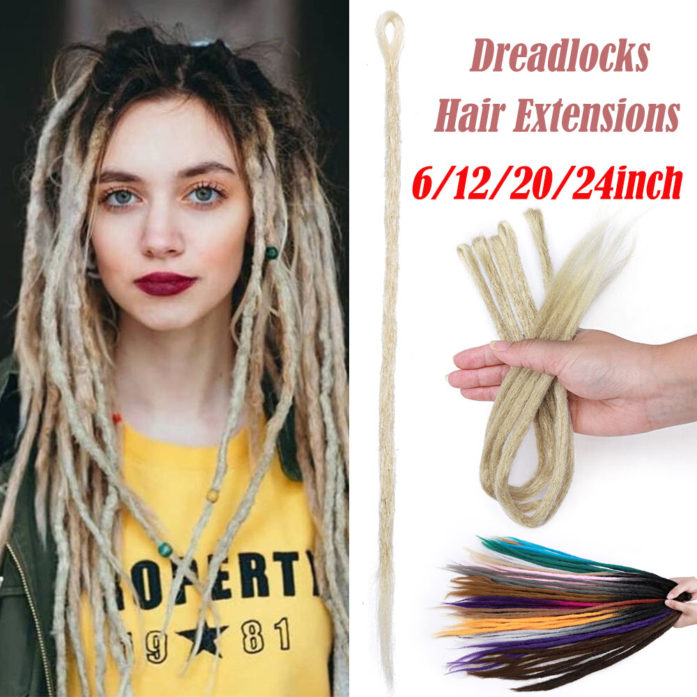 20inch Crochet Dreadlocks Hair Extensions Handmade Hair Natural Real as Human US