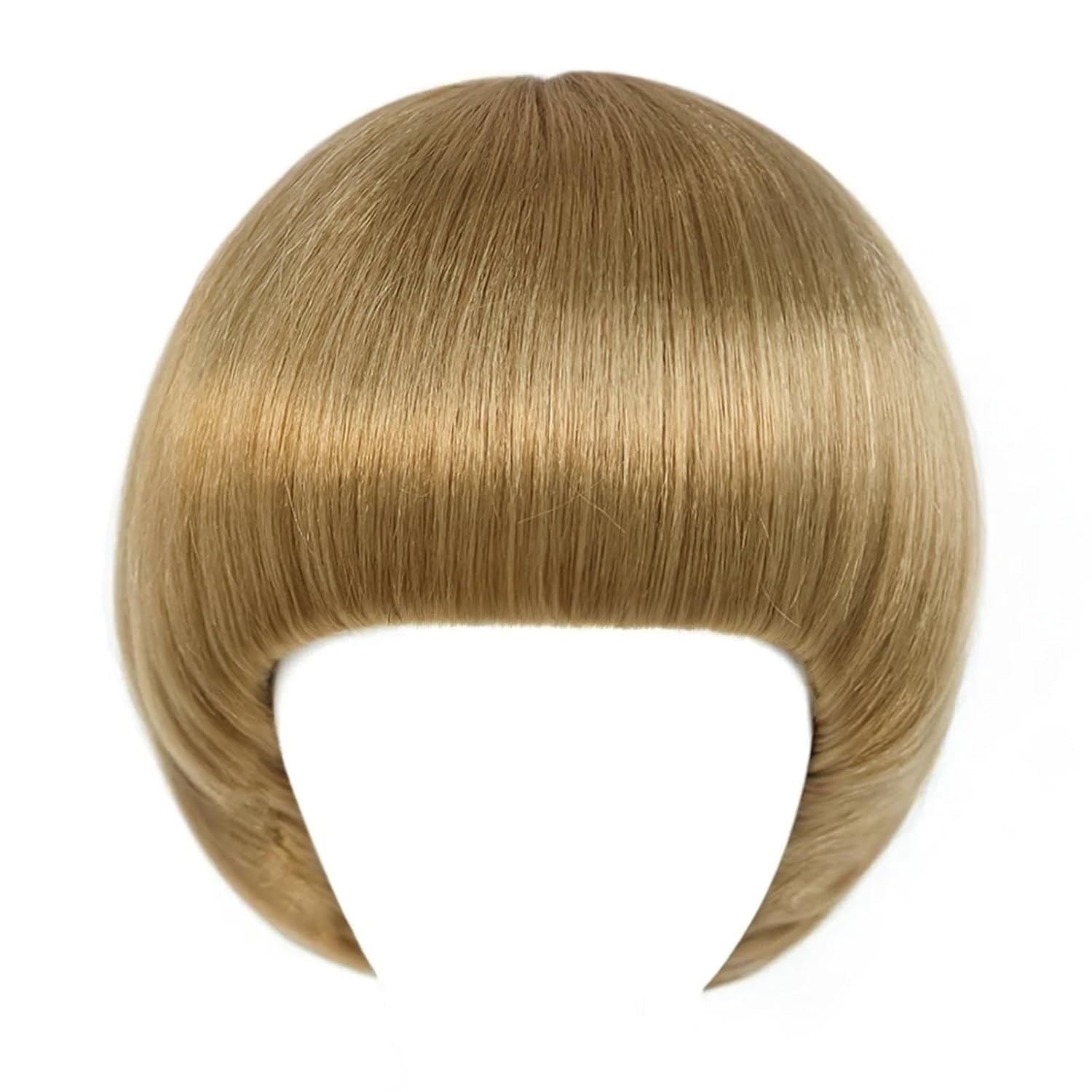 Hair Cap + Short Blonde Bowl Cut Wig Men with Bangs Blonde Mushroom Wigs 60s …