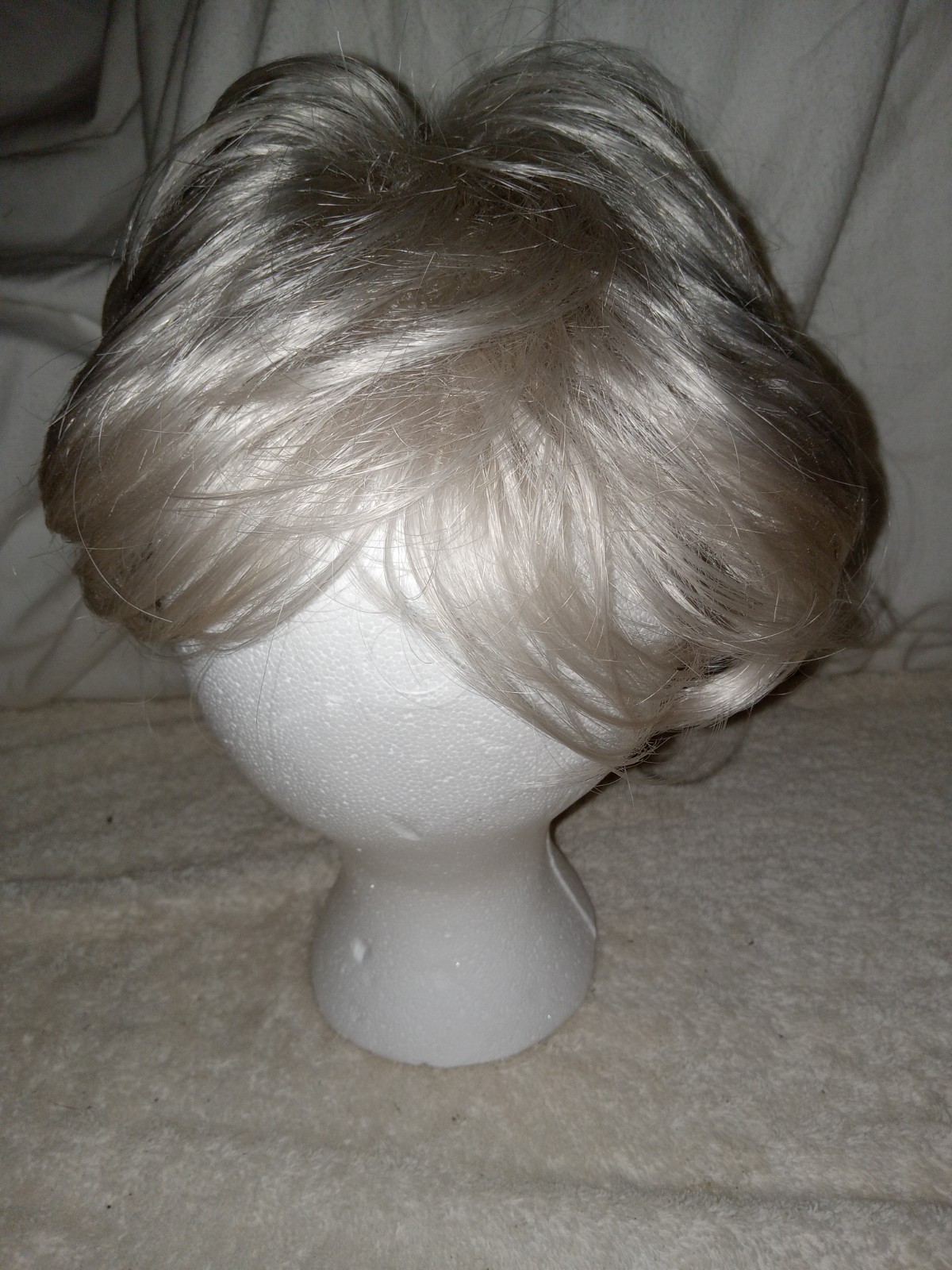 REECHO Hair Topper Wiglet Large Base Full Coverage – Silver White
