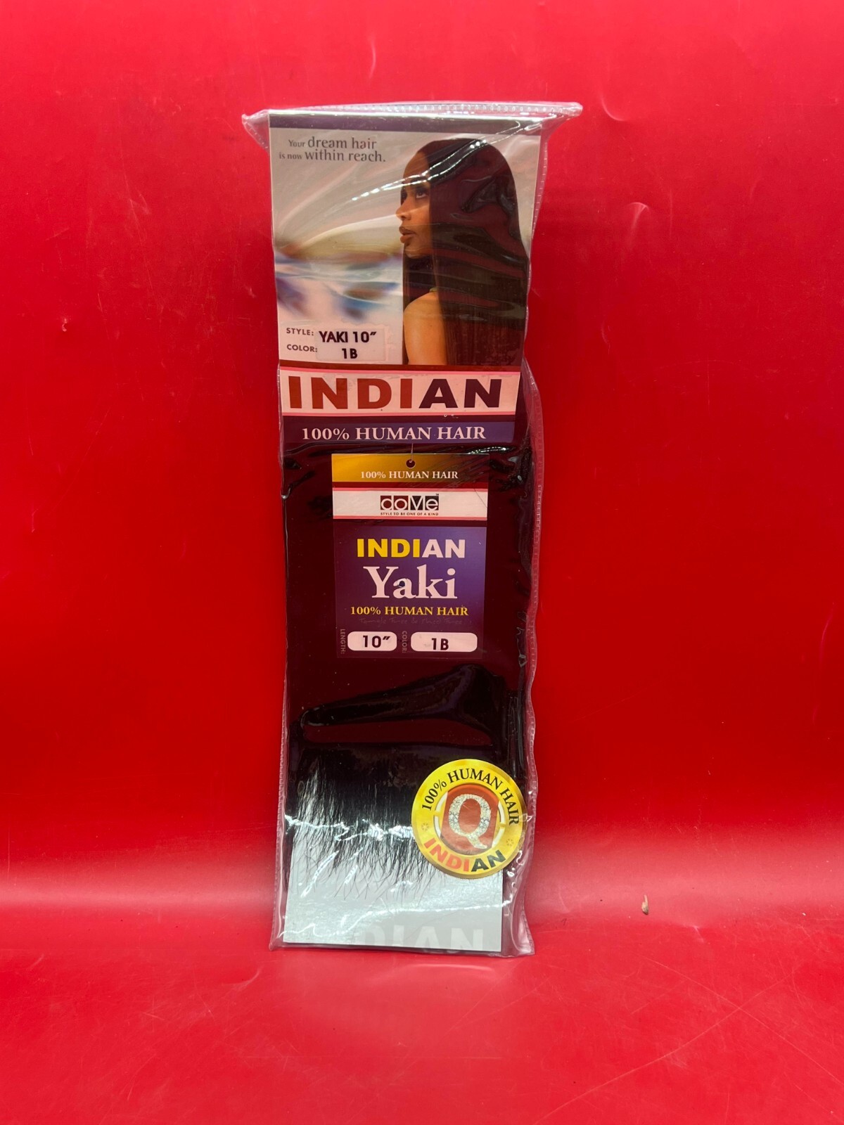 DoMe Indian YAKI 100% Human Hair- 2 SHADES, 3 LENGTHS