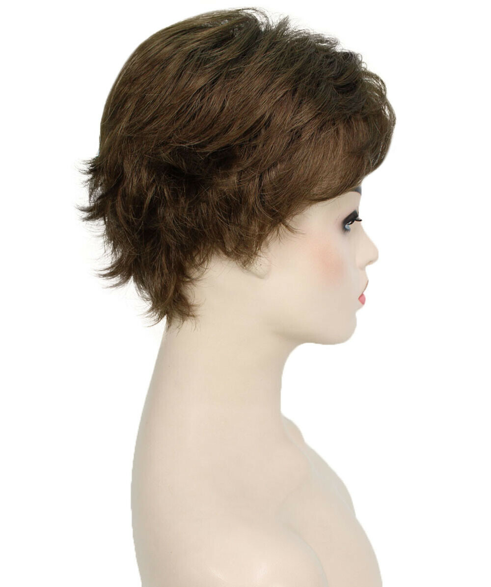 Dorothy – Straight Kanekalon Synthetic Fiber Full Wig, 2-4.5 in, Light Brown