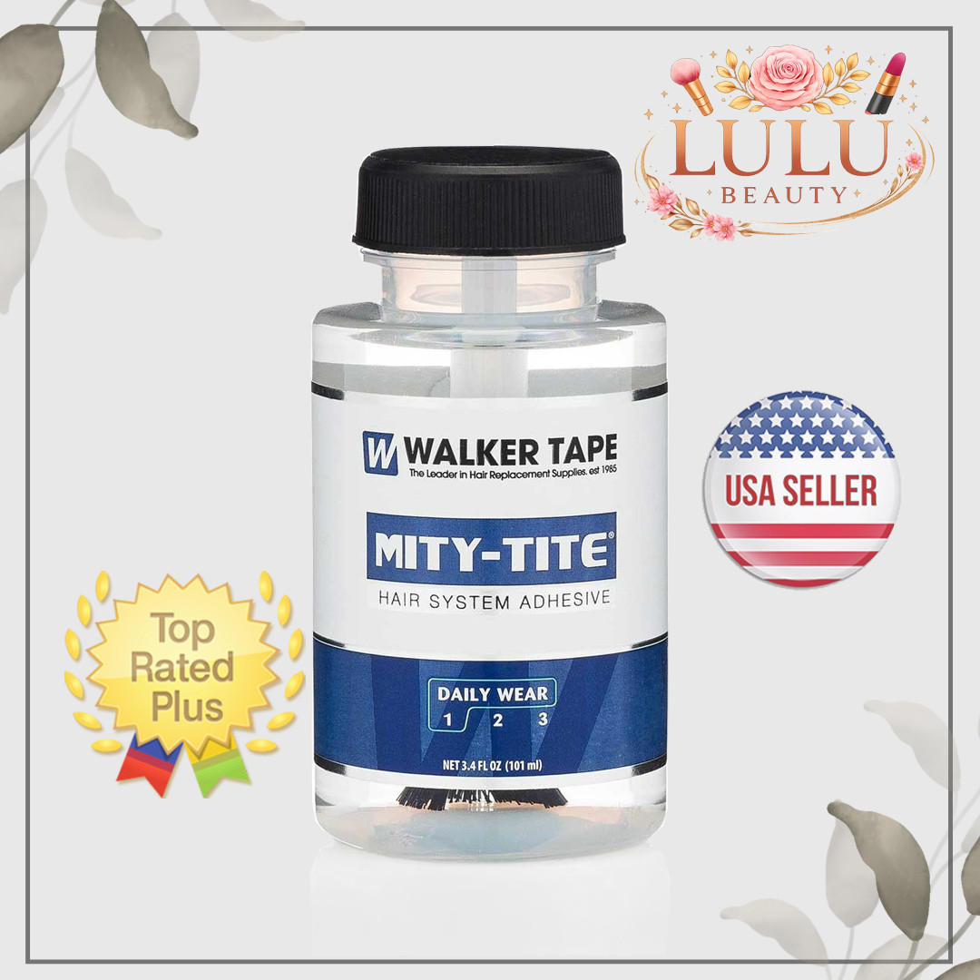 Walker Tape Mity-Tite Hair System Adhesive – 3.4oz, Brush-On