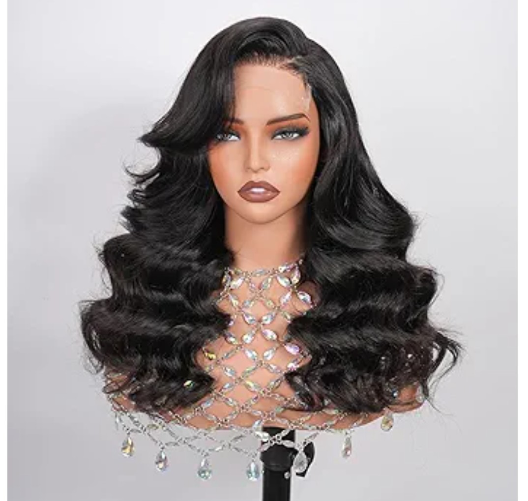 CUMASE 26” Human Hair Wig 5×5 HD Lace Body Wave Glueless 200% Density