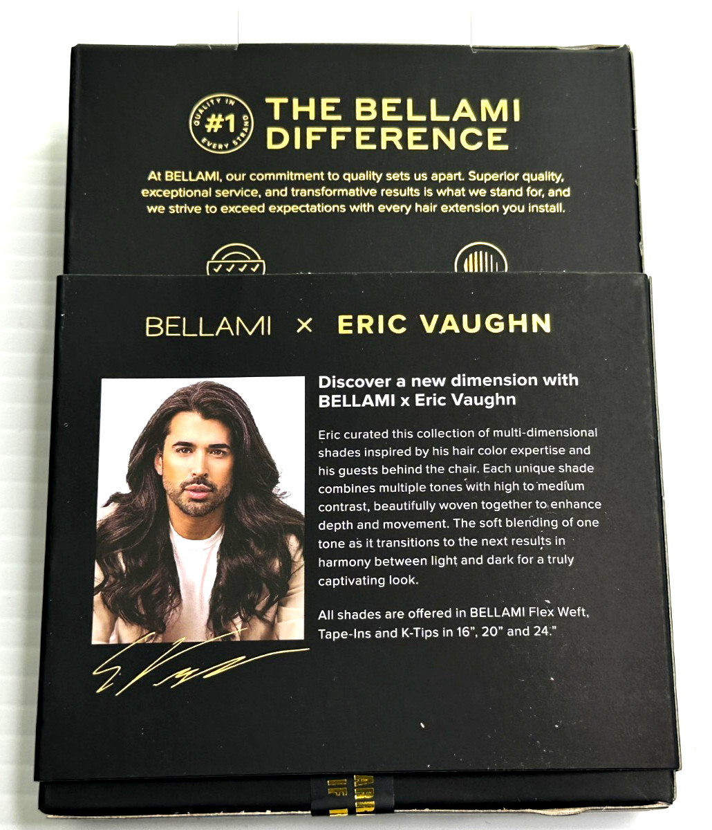 BELLAMI x Eric Vaughn Professional 25g Straight K-Tip 22″ Chocolate Drip #1B/2/6