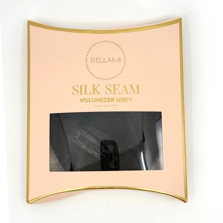Bellami Silk Seam Volumizing Weft Walnut Brown #3 22″ 55g New Open Box