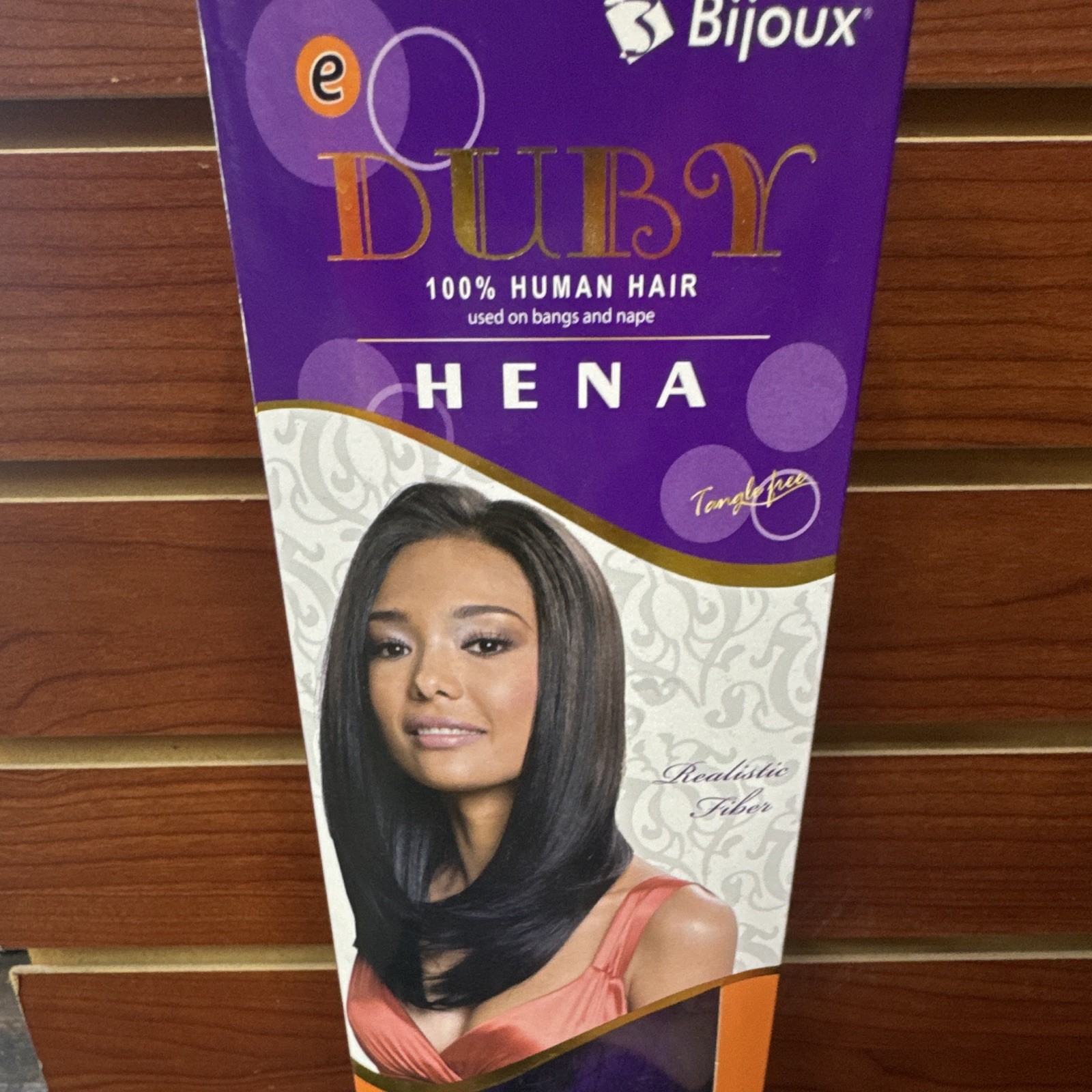 Bijoux Women Straight Black Human Hair Wig Hairpiece Black Hair Color Shade