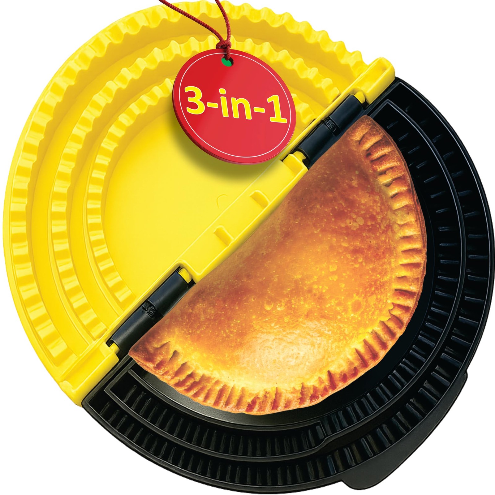 Professional 3 in Extra large for 10inch, 8 inch and 6 inch, Black Yellow
