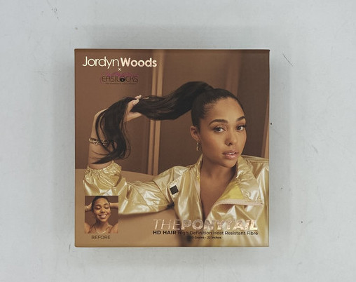 JORDYN WOODS EASILOCKS THE PONYTAIL HAIR HEAT RESISTANT 22″ 120G ASH BLONDE