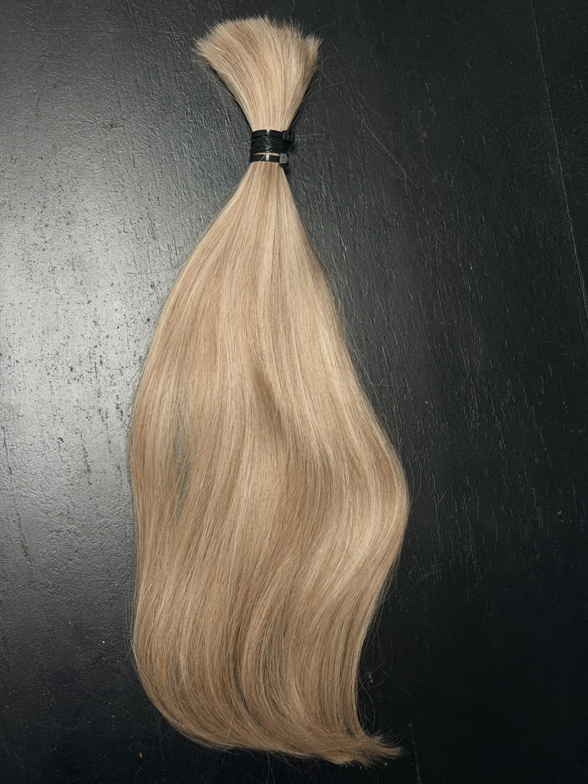 Human Hair Bundle salon cut Blonde Straight 15.5” long