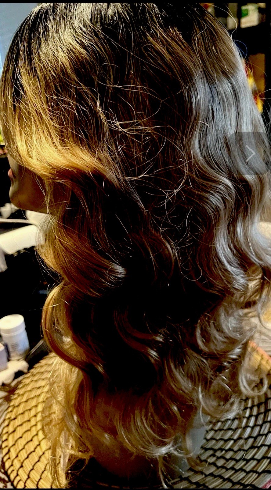 100% BRAZILIAN HUMAN HAIR WIG OMBRÉ ROOTS HAND TIED BLONDE BANGS REMY NEW 20”