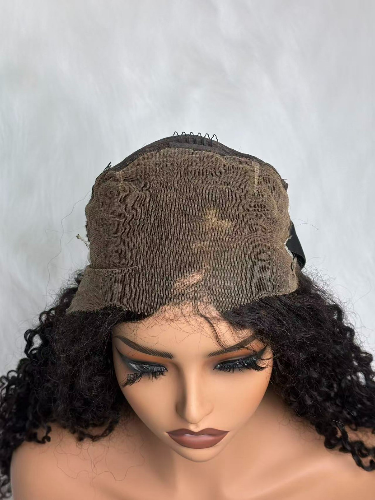 24inch 180% Density BYE BYE KNOTS 360 HD Lace Curly Wig With Invisible Strap