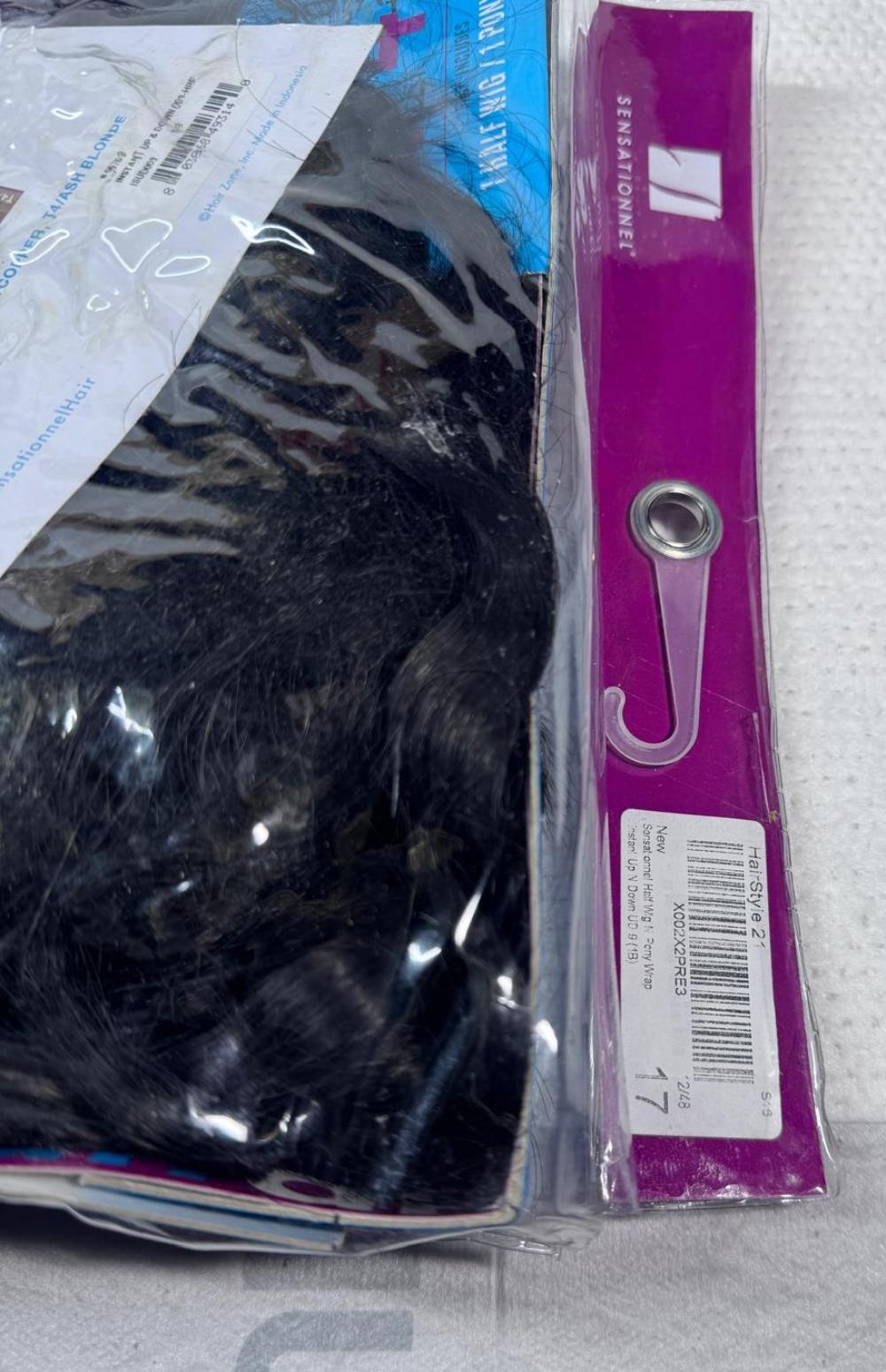 Sensationnel Instant Up & Down Pony Wrap Half Wig UD 9 (1B Off Black)