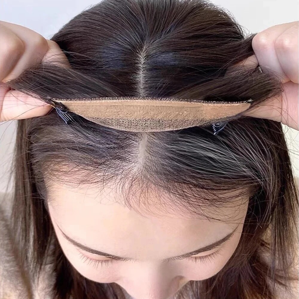 15x17cm Silk Base Human Hair Topper Breathable Silk Top Hair Piece for Women