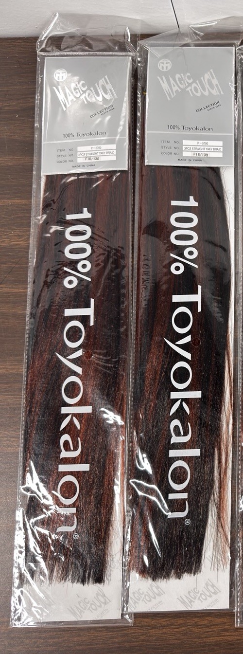 🆕 Magic Touch 100% Toyokalon 3PCS Straight Yaky Braid 2 Pack F1B/130