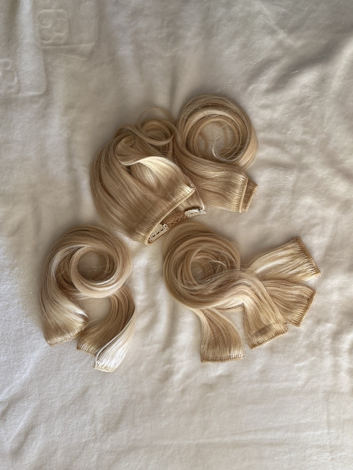 VP FASHION Human Hair Clip-In Hair Extension Blonde 16-18 inches