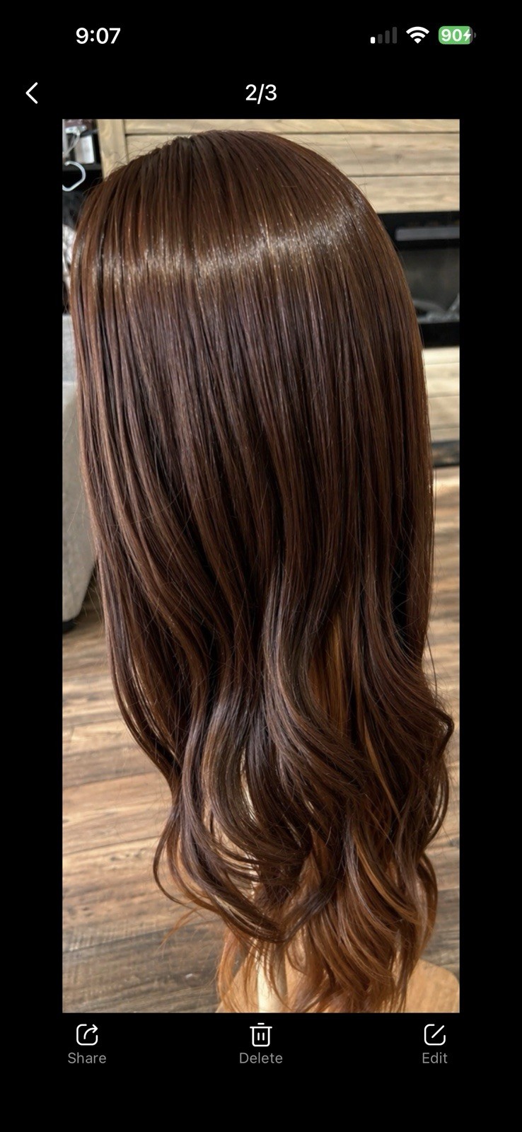 Elodie (Copper Roast) Mono Wig Standard Shipped Regular Silk Bag Per Low Price.