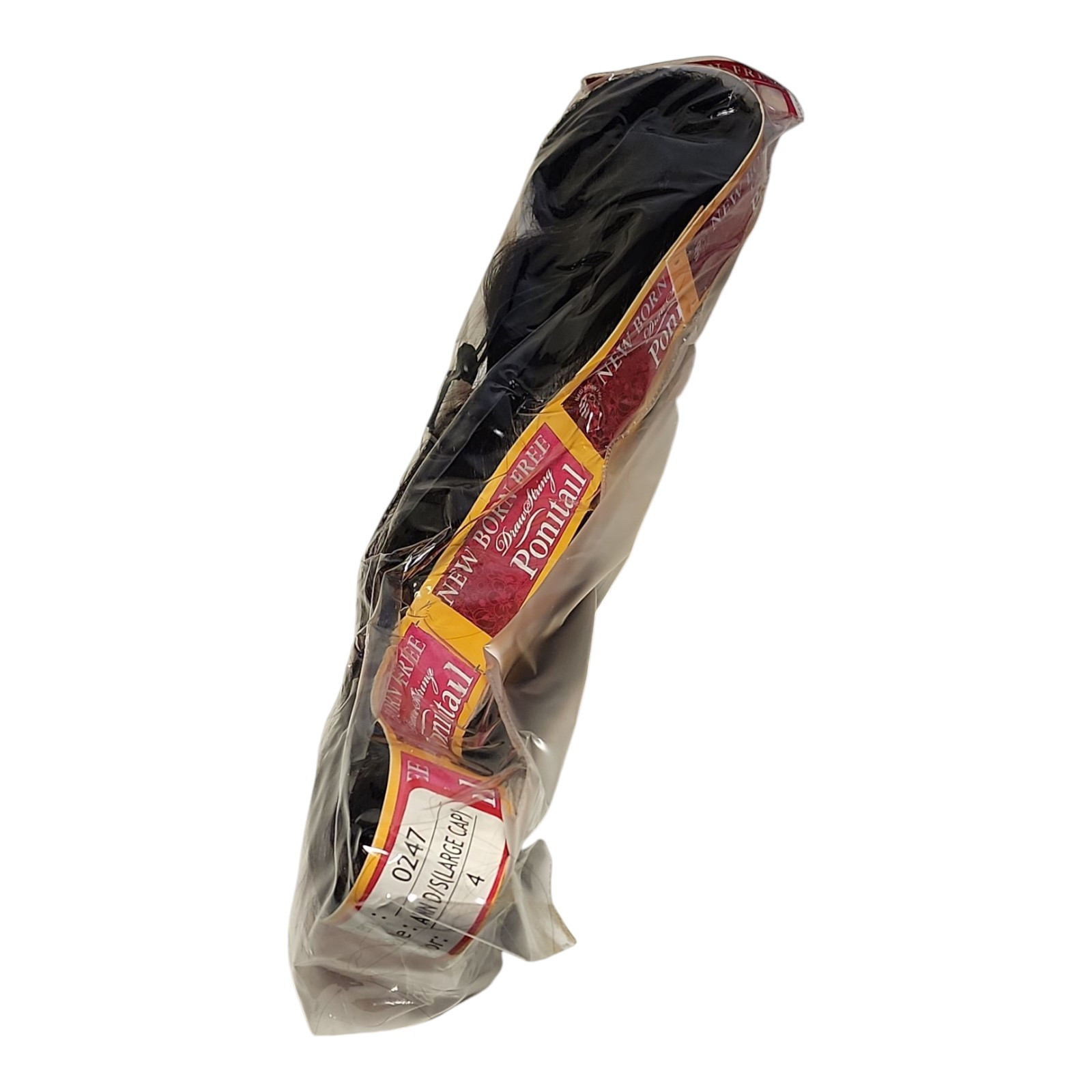 New Born Free Drawstring Ponitail Ponytail Hair Item 0247 Color 4 Brown