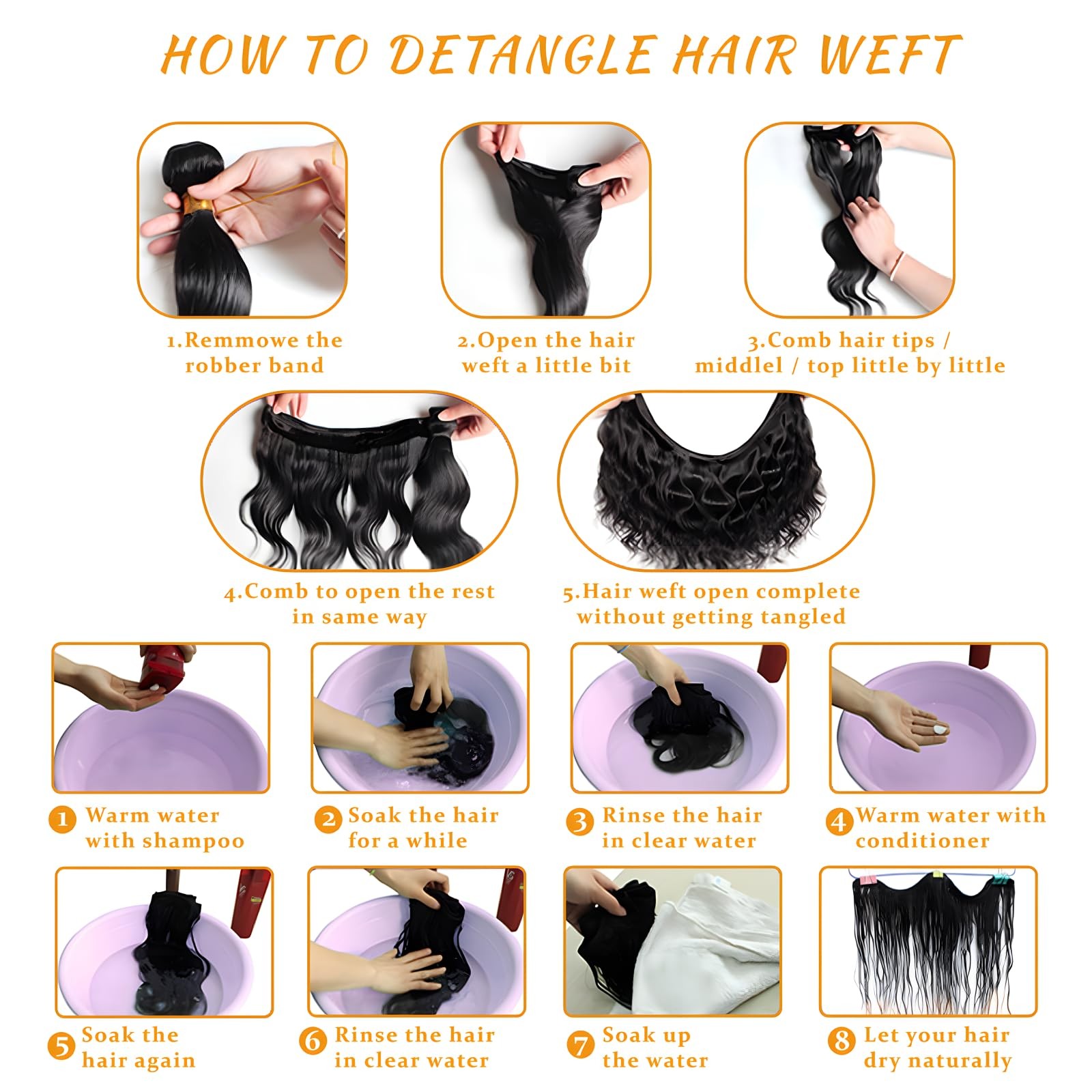 Brbeawor 14A Brazilian Body Wave Bundles Human Hair 22 24 26 Inch 100 Real Raw