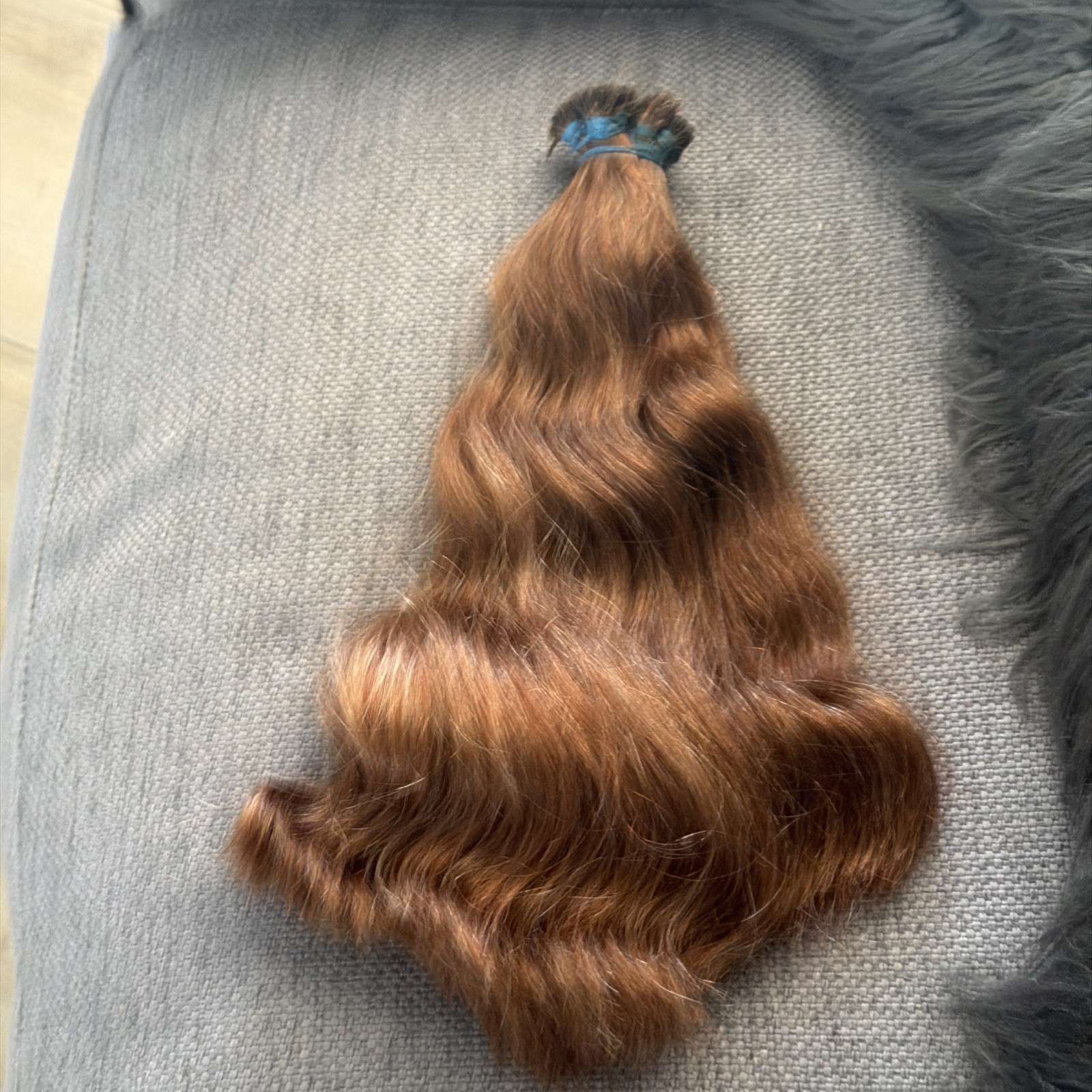 Human Hair Medium Light WarmthBrown 13” 180 Gm
