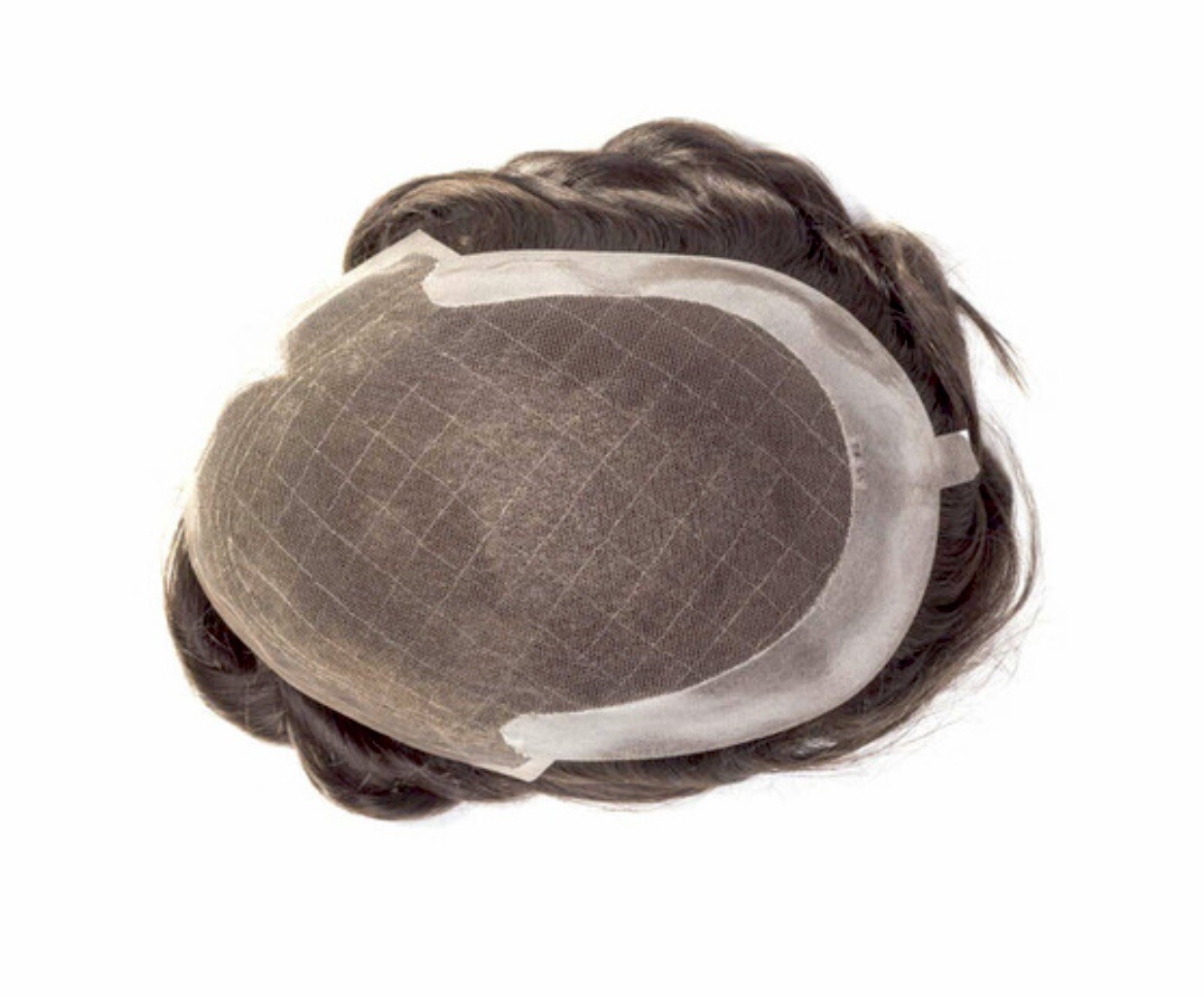 Superhairpieces M106 French Lace Poly Hair System 6×7.75” #2BASH $304 Retail
