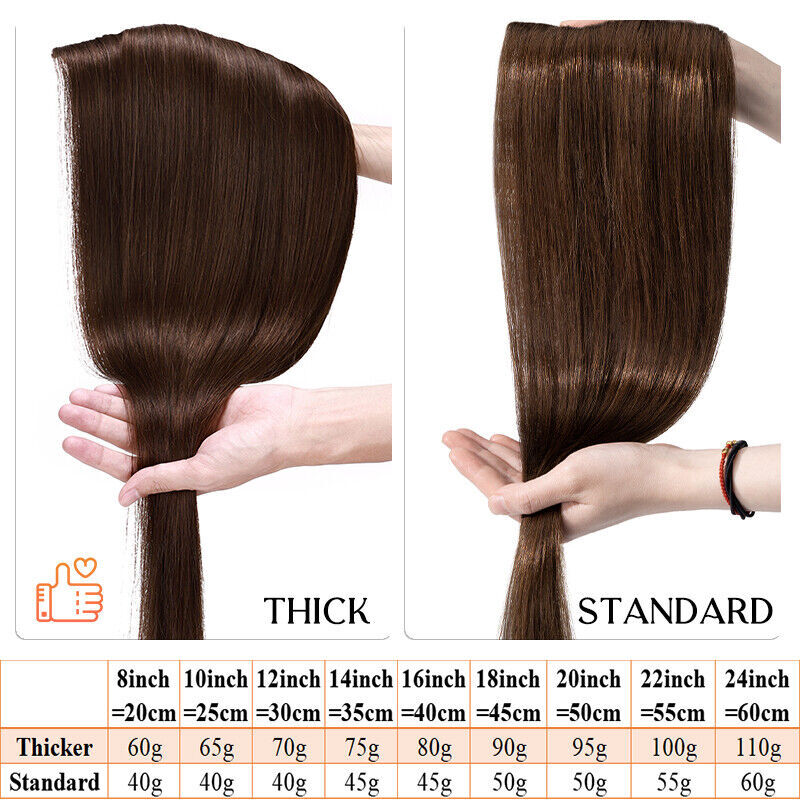 CLEARANCE One Piece Clip in Wavy Curly 100% Remy Human Hair Extensions Remy 24″