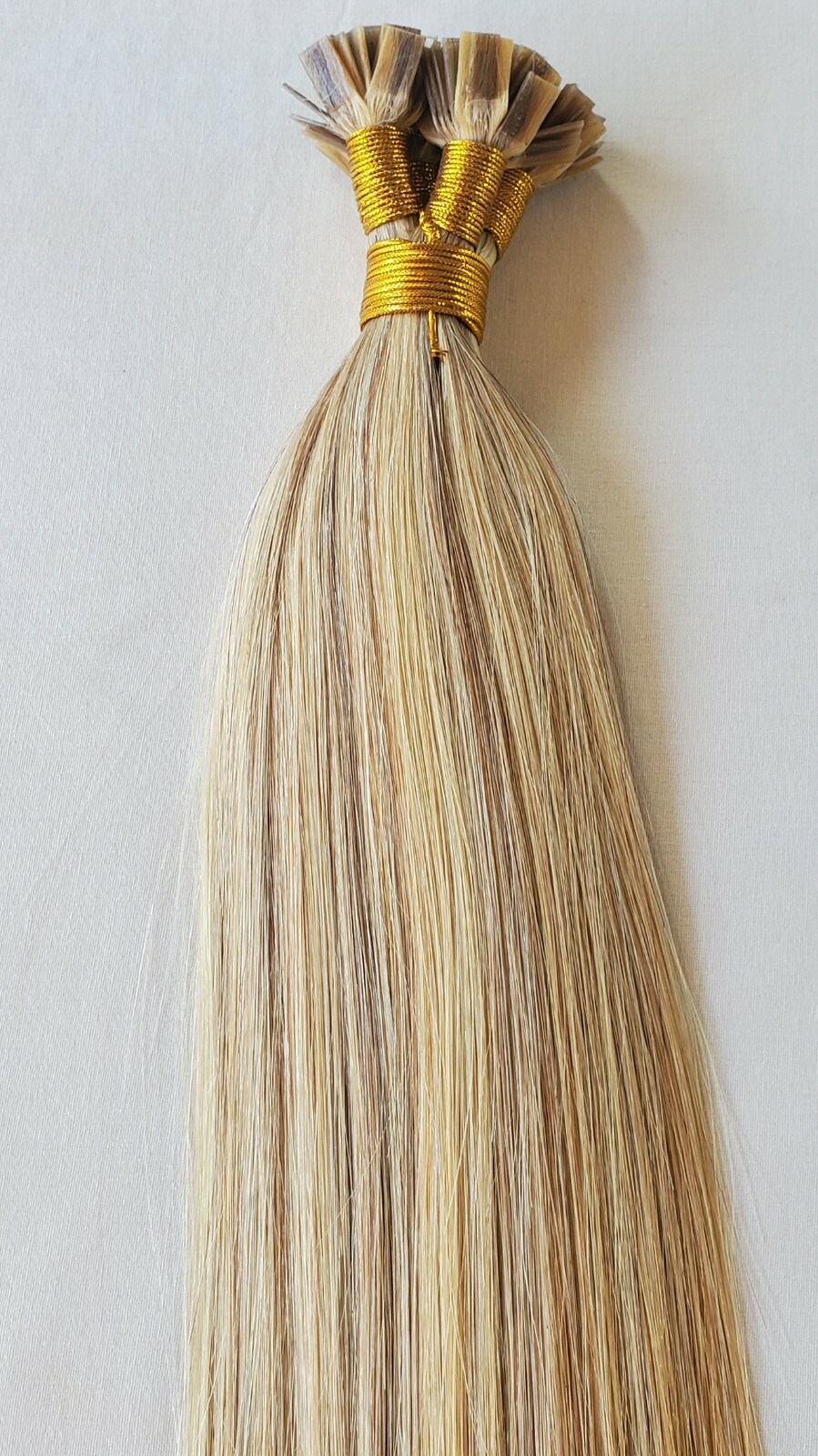 18″,22″ 100 grams ,Flat Tip Keratin Remy Human Hair Extensions # 18/613